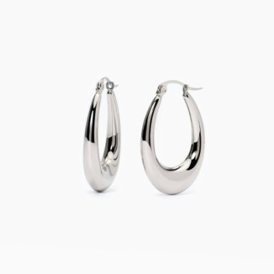 2 Jewels - Orecchini In Acciaio 316L - Cerchio - Dimensioni Medie