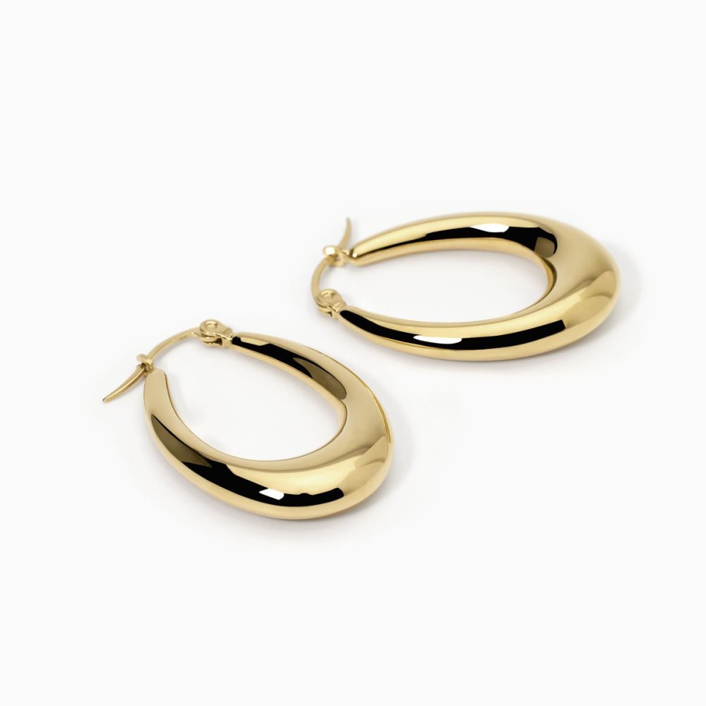 2 Jewels - Orecchini A Cerchio - Acciaio 316L - Pvd Giallo