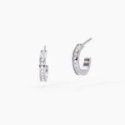 2 Jewels - Orecchini Cerchio - Acciaio 316L - Cristalli