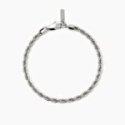 2 Jewels - Bracciale Acciaio 316L - Catena Corda 3.8 Mm