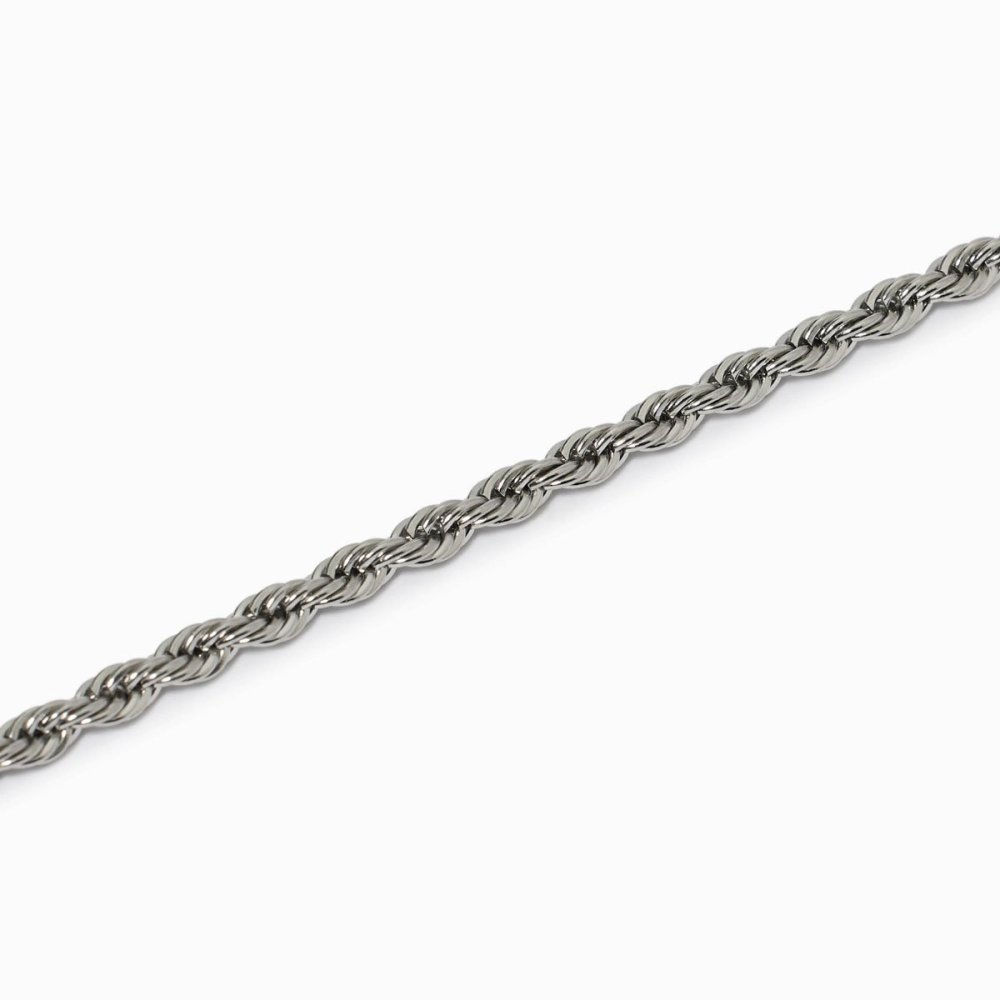 2 Jewels - Bracciale Acciaio 316L - Catena Corda 3.8 Mm