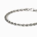 2 Jewels - Bracciale Acciaio 316L - Catena Corda 3.8 Mm