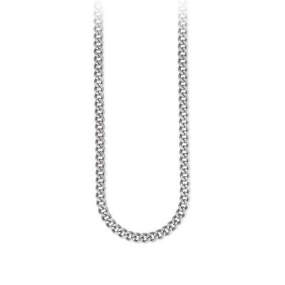 2 Jewels - Collana Groumette Acciaio 316L - Diamantata 6Mm