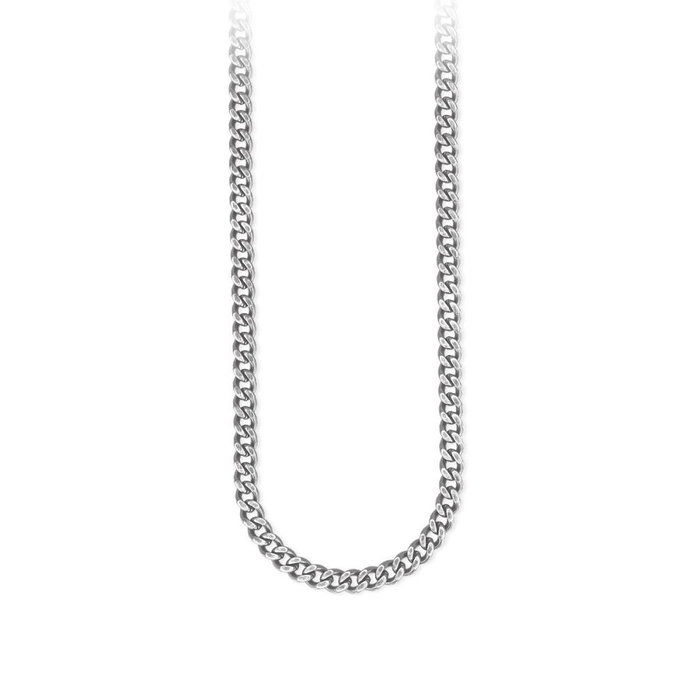 2 Jewels - Collana Groumette Acciaio 316L - Diamantata 6Mm