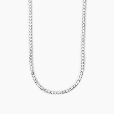 2 Jewels - Collana Tennis - Acciaio 316L - Cristalli Bianchi