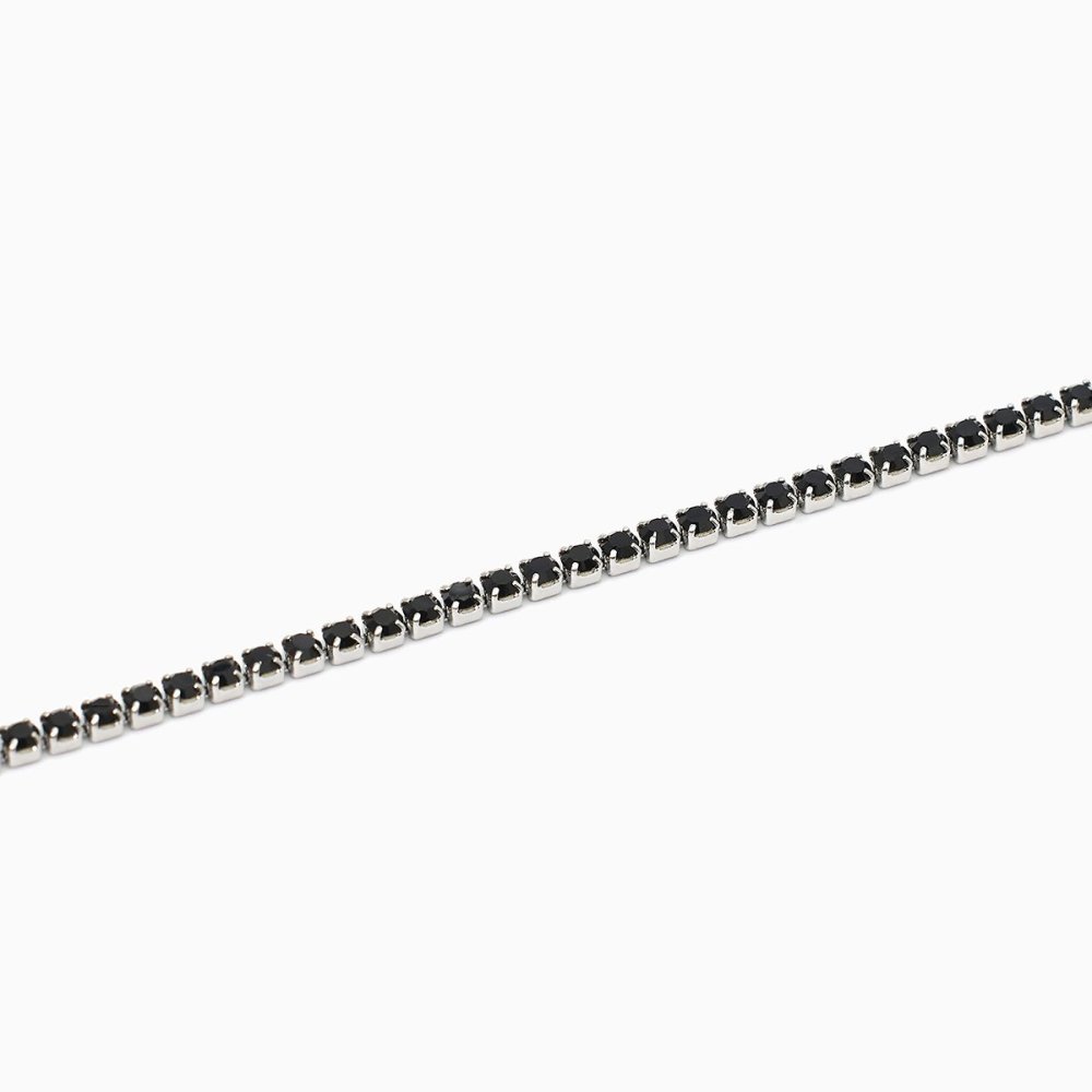 2 Jewels - Bracciale Tennis - Acciaio 316L - Cristalli Neri