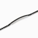 2 Jewels - Bracciale Tennis - Acciaio 316L - Pvd Gunmetal - Cristalli Neri