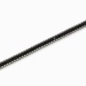 2 Jewels - Bracciale Acciaio 316L - Cristalli Neri - Regolabile