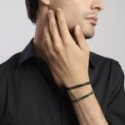 2 Jewels - Bracciale Acciaio 316L - Cristalli Neri - Regolabile