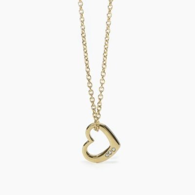 2 Jewels - Girocollo Acciaio 316L - Pendente Cuore - Cristalli
