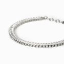 2 Jewels - Bracciale Tennis - Acciaio 316L - Zirconi Baguette