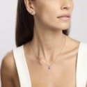 2 Jewels - Orecchini Acciaio 316L - Zirconi Azzurri - Ø 6 Mm