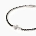 2 Jewels - Bracciale Tennis - Acciaio 316L - Cristalli Neri