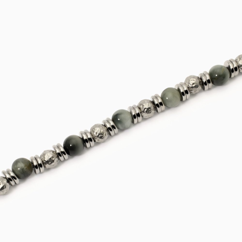 2 Jewels - Bracciale Acciaio 316L - Occhio Di Falco - Uomo
