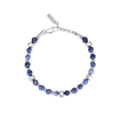 2 Jewels - Bracciale Sodalite - Acciaio 316L - Uomo