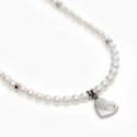 2 Jewels - Girocollo Acciaio 316L - Cuore - Perle Conchiglia