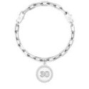Kidult - Bracciale 30 Anni - Acciaio 316L - Cristalli