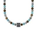 Kidult - Girocollo Pietre Multicolor - Acciaio 316L - Pvd Nero