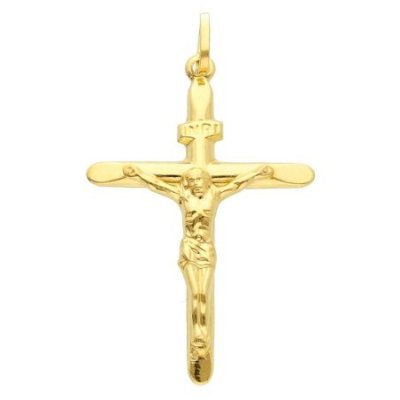 Songa Antonio - Croce Con Cristo - Oro Giallo - 18 Ct