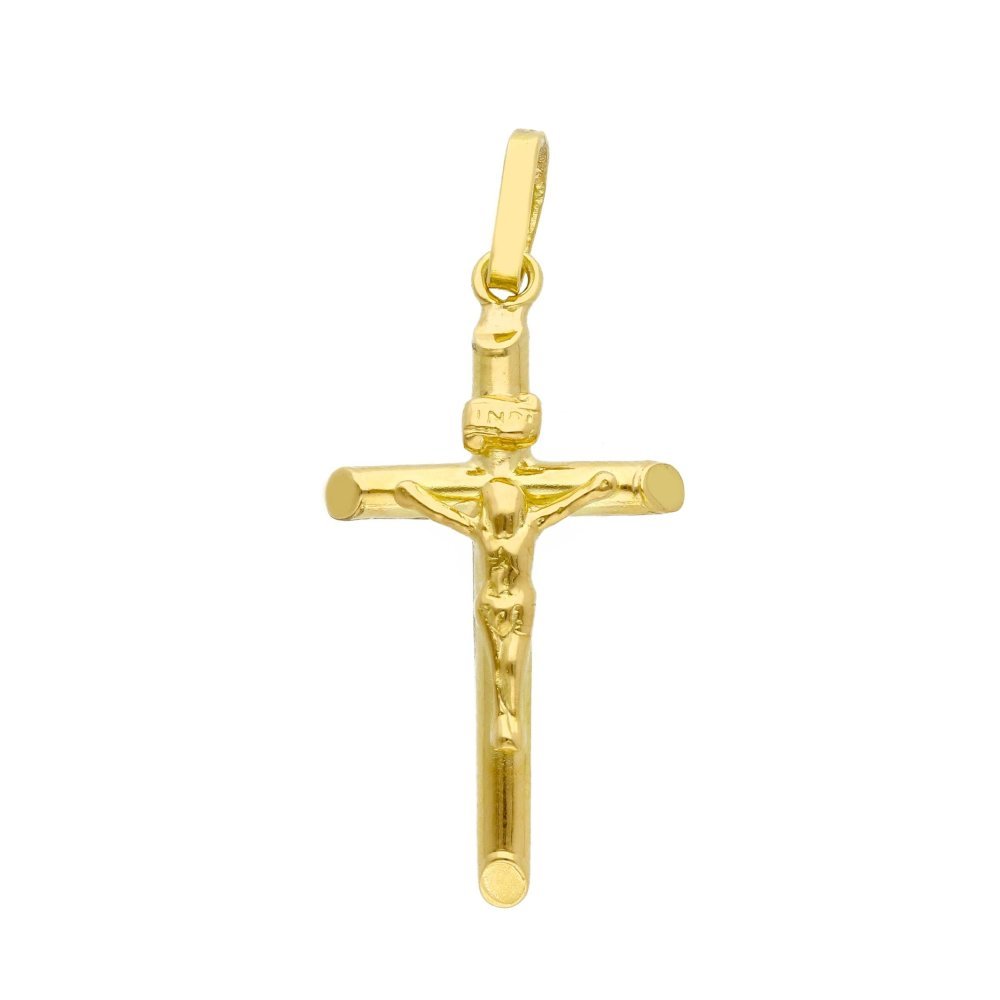 Songa Antonio - Croce Con Cristo - Oro Giallo - 18 Ct