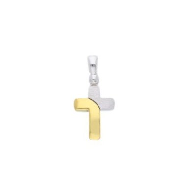 Songa Antonio - Croci Oro Giallo E Bianco - 18 Ct
