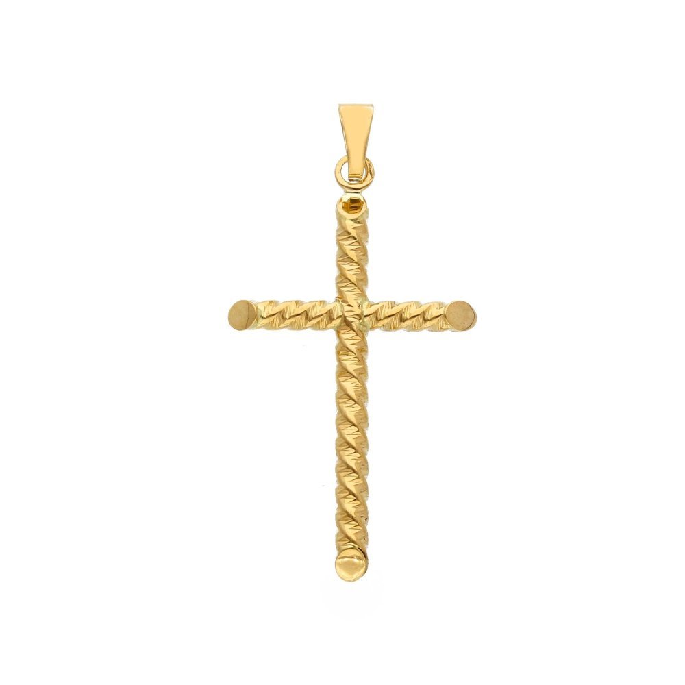 Songa Antonio - Croce Oro Giallo 18Ct - Gioiello Religioso