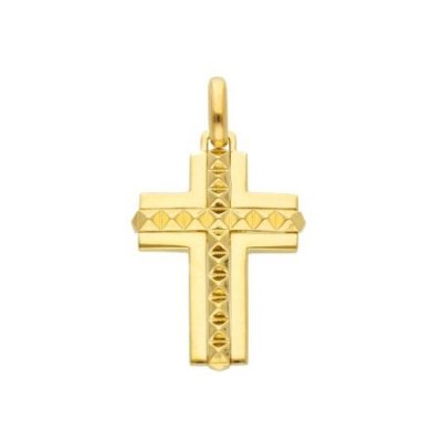 Songa Antonio - Croce Oro Giallo - 18 Carati - Eleganza Raffinata