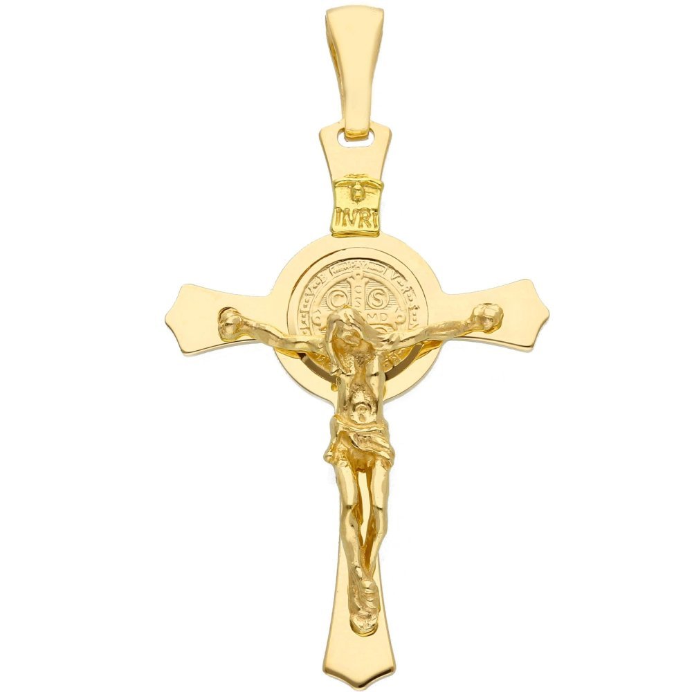 Songa Antonio - Croce Oro Giallo 18 Ct - Gioiello Religioso