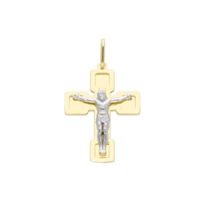 Songa Antonio - Croci Oro Giallo E Bianco - 18 Carati