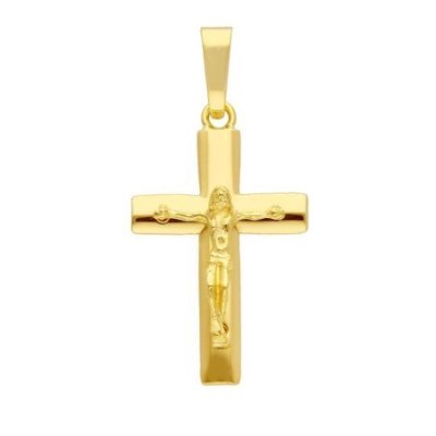 Songa Antonio - Croce Con Cristo - Oro Giallo - 18 Carati