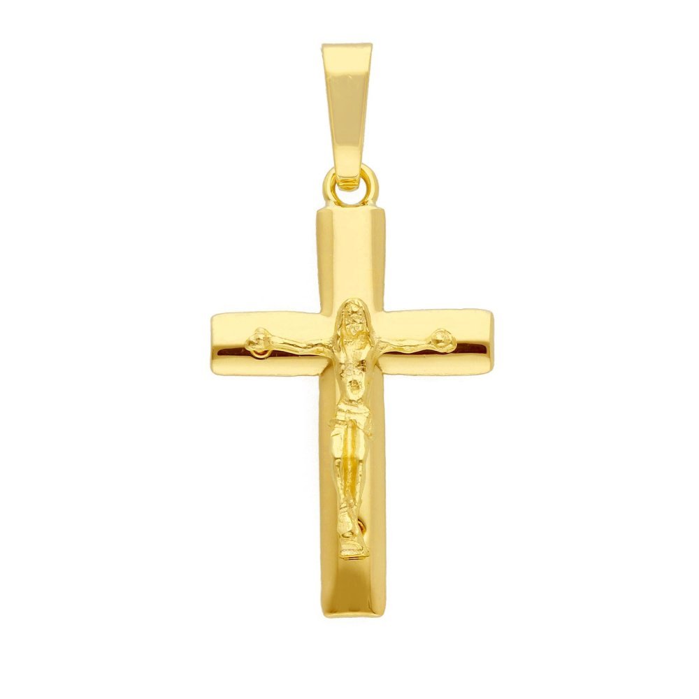 Songa Antonio - Croce Con Cristo - Oro Giallo - 18 Carati