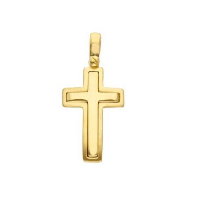 Songa Antonio - Croce Pendente - Oro Giallo - 18 Carati