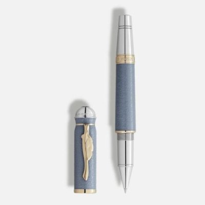 Montblanc - Writers Edition Goethe - Penna Roller - Blu