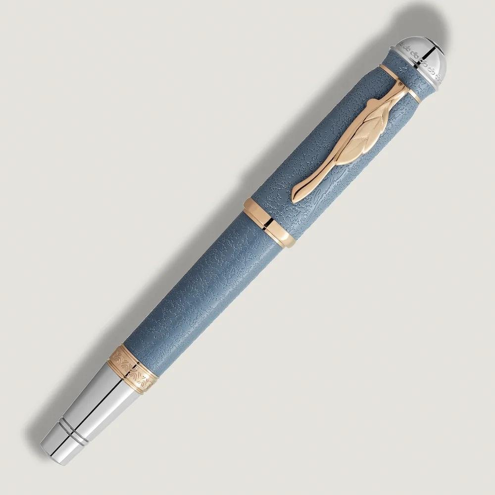 Montblanc - Writers Edition Goethe - Penna Roller - Blu
