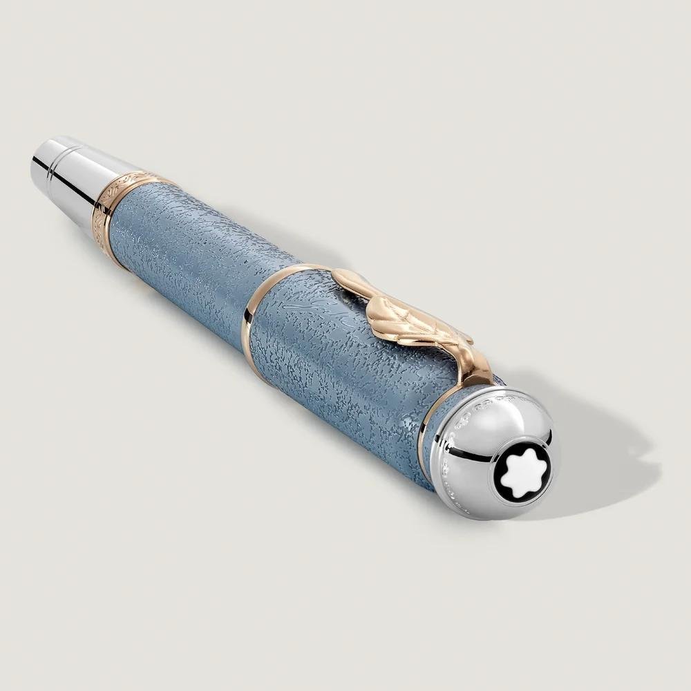 Montblanc - Writers Edition Goethe - Penna Roller - Blu