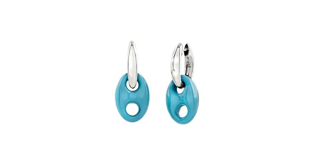 Chantecler - Orecchini Capriness - Argento - Resina Turchese