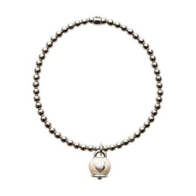 Chantecler - Bracciale Et Voilà Campanelle - Argento - Smalto Bianco