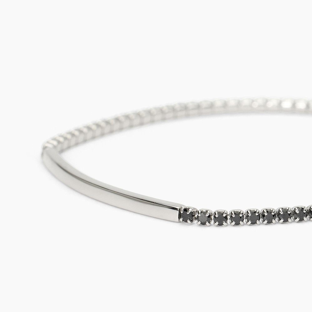 Mabina - Bracciale Gentleman - Argento - Zirconi Neri