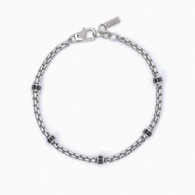 Mabina - Bracciale Montecarlo - Argento 925 - Zirconi Neri