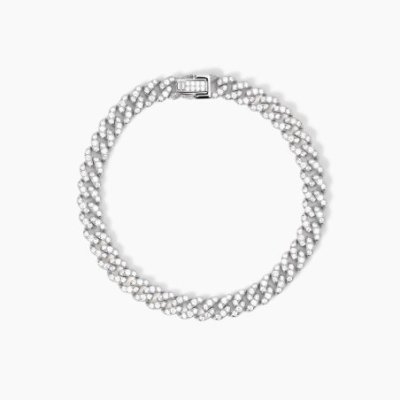 Mabina - Bracciale Groumette - Argento 925 - Zirconi