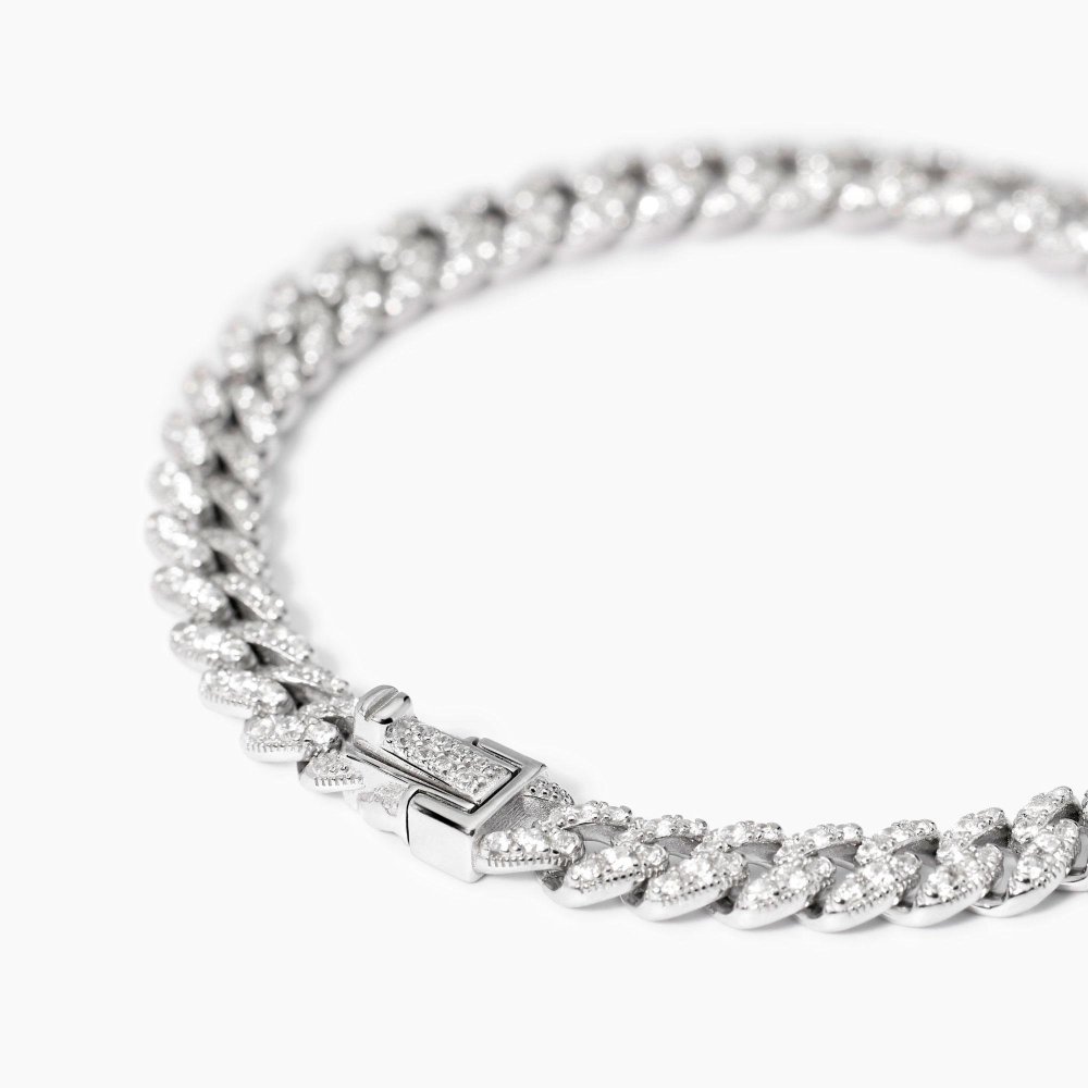 Mabina - Bracciale Groumette - Argento 925 - Zirconi