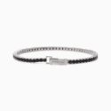 Mabina - Bracciale Tennis Argento - Zirconi Neri - Medium