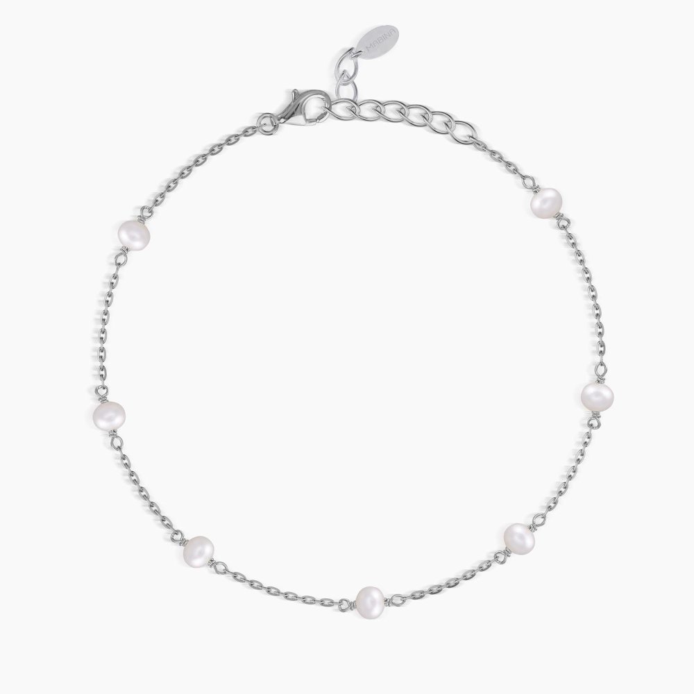 Mabina - Cavigliera Duchessa - Argento 925 - Perle Coltivate