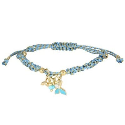 Nivy - Bracciale Cordino Donna - Coda Di Delfino - Elegante