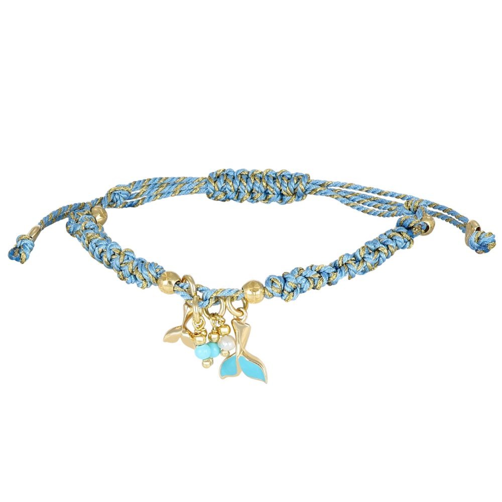 Nivy - Bracciale Cordino Donna - Coda Di Delfino - Elegante