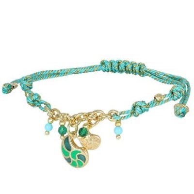 Nivy - Bracciale Cordino Donna - Ciondolo Conchiglia - Elegante