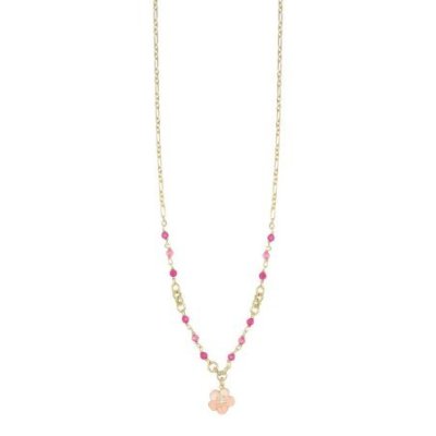 Nivy - Collana Estiva Donna - Fiore Di Pesco - Design Romantico