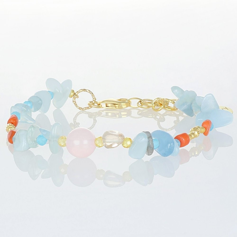 Nivy - Bracciale Essence - Acquamarina - Quarzo Naturale