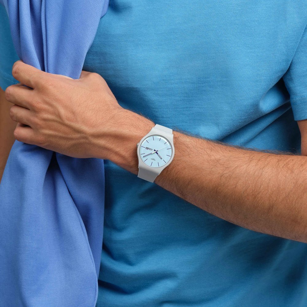 Swatch - Blueberry Sky - Quadrante Blu - Cinturino Silicone