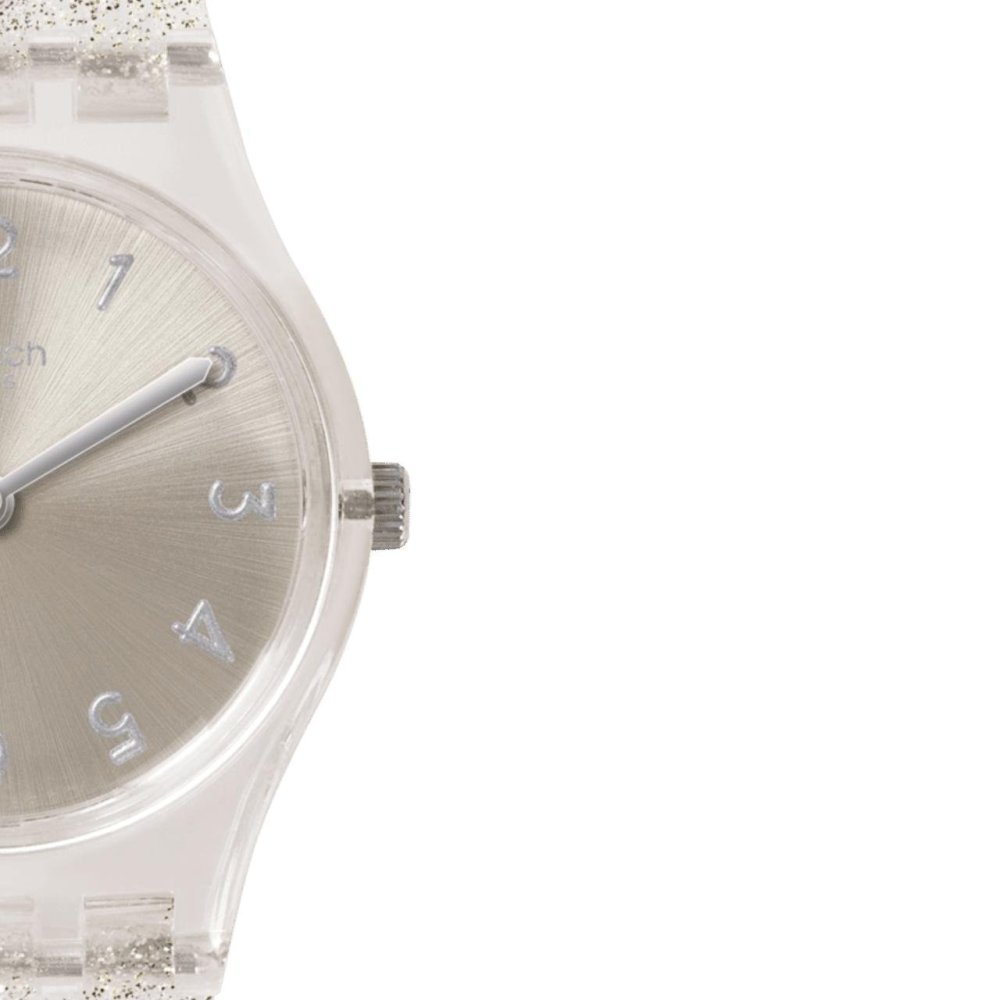 Swatch - Silver Glistar Too - Quadrante Grigio - Cinturino Silicone